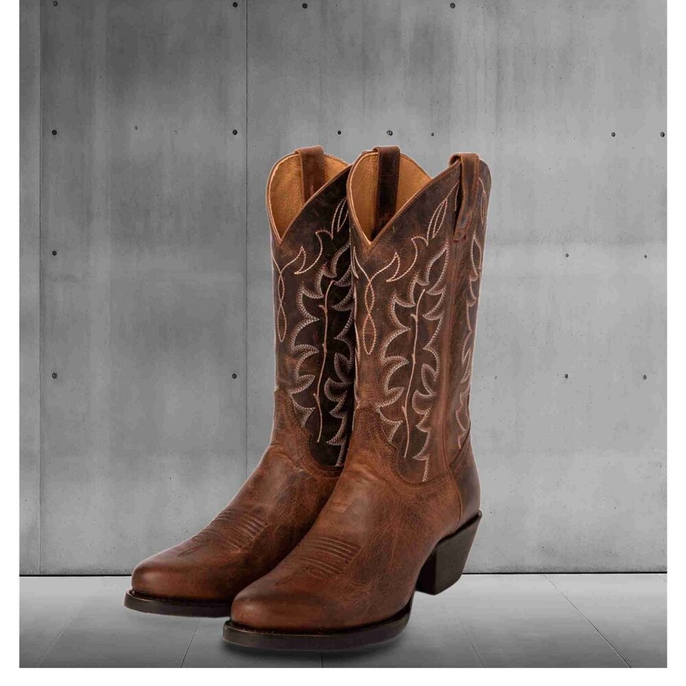 Shyanne Womens Medium Toe Brown Performance Boots